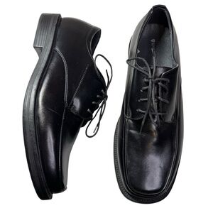 Knightsbridge faux leather lace up oxfords dress shoes men’s size 11 office work